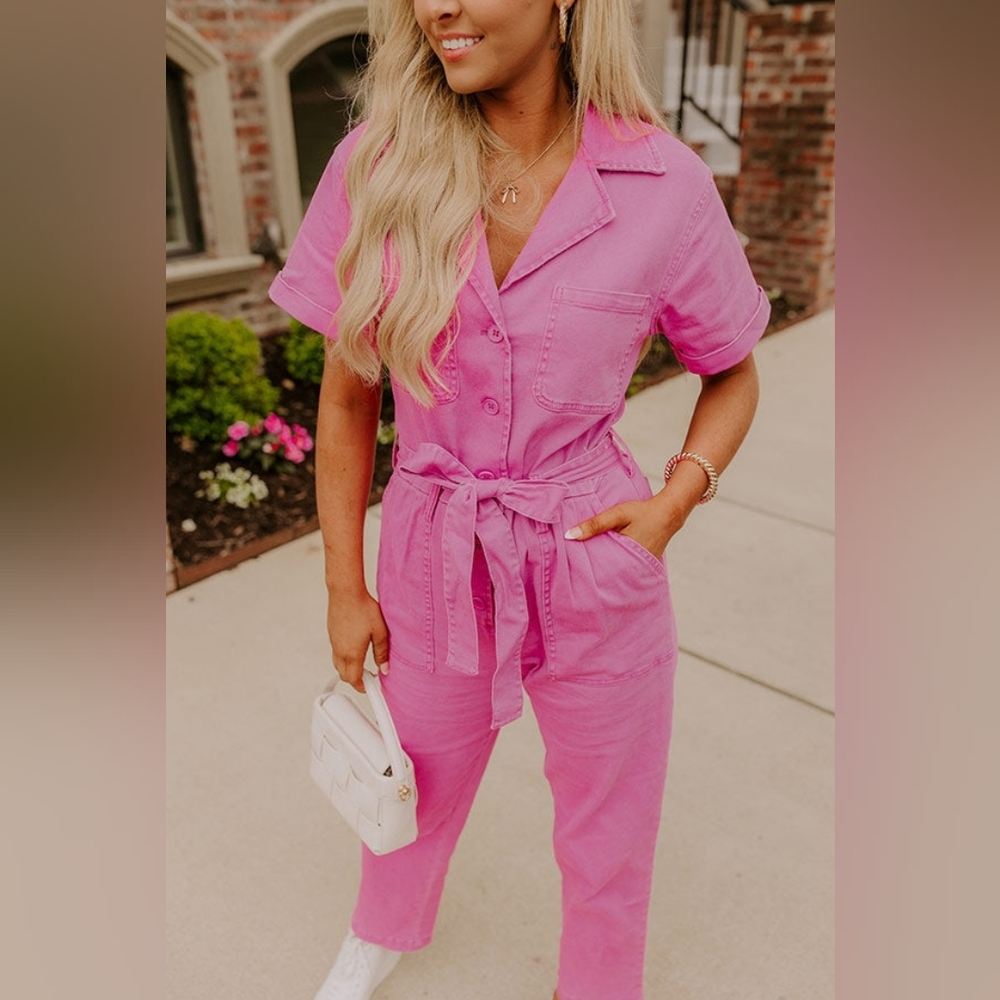 M/L Pink Women's Jumpsuit 🩷